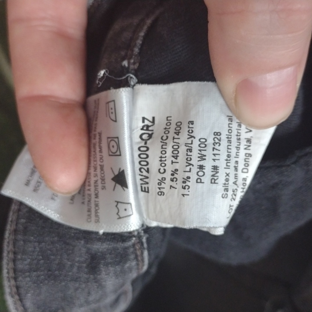 Edwin By Saitex Grayish Black Pixie Mid Rise Skin… - image 3